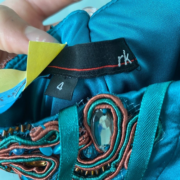 RK beaded silk dress - Picture 4 of 6